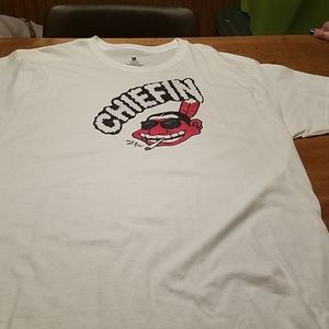 Cleveland Indians Spoof Shirt. Chief Wahoo